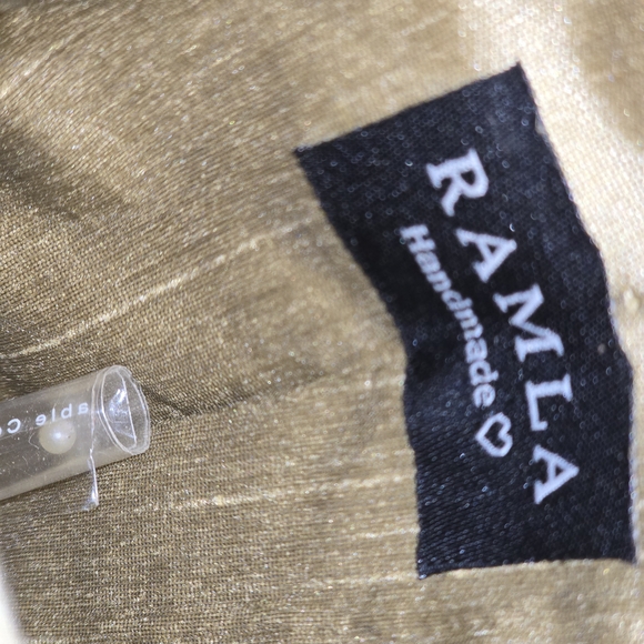 Ramla Ornate Gold Beaded Handbag - Picture 4 of 4